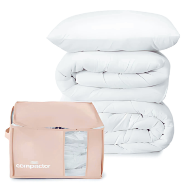 Housse de rangement sous vide Compactor 125 L Rose