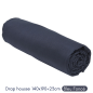 Drap Housse 140X190+23 2 personnes Coton 57 fils Bleu foncé Drap Housse 140X190+23 2 personnes Coton 57 fils Bleu foncé