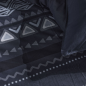 Parure de lit Mawira Noire 240x260 cm - Reconditionné