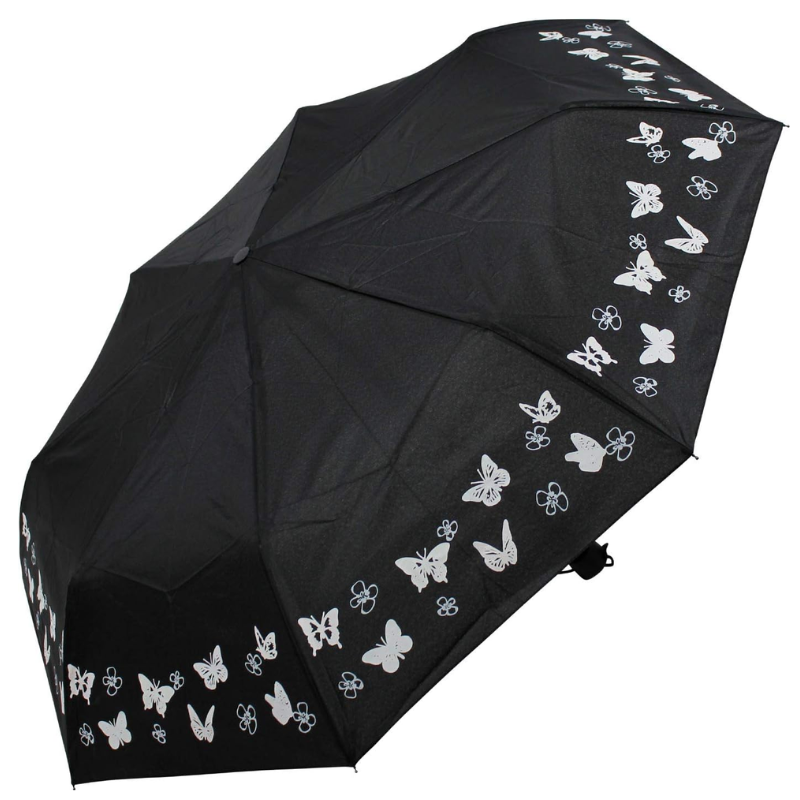 Parapluie pliant Papillons Neyrat à couleurs changeantes avec la pluie Parapluie pliant Papillons Neyrat à couleurs changeantes avec la pluie