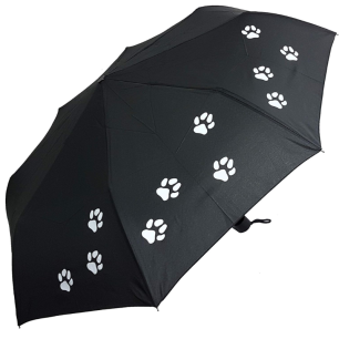 Parapluie pliant manuel pattes de chat noir Neyrat