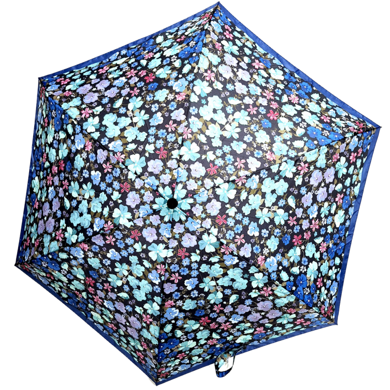 Mini parapluie pliant petites fleurs Neyrat noir, bleu ou rouge Mini parapluie pliant petites fleurs Neyrat noir, bleu ou rouge