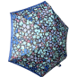 Mini parapluie pliant petites fleurs Neyrat noir, bleu ou rouge