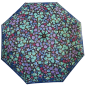 Parapluie pliant petites fleurs Neyrat noir, bleu ou rouge