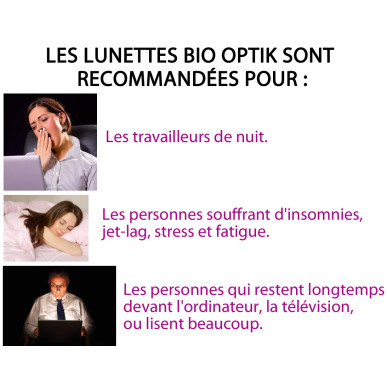 Lunettes de sommeil anti insomnie - Bio Optik 53