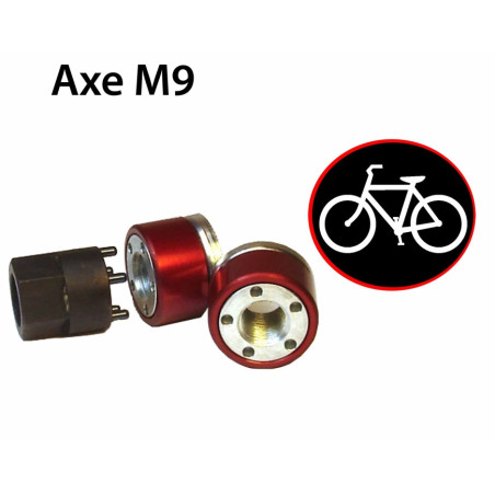Antivol roues de velo ecrou M9
