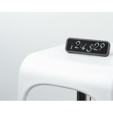 Réveil chiffres cursifs Script Lexon - réveil LED avec écran LCD, bleu