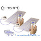 2 Sur-matelas rafraîchissants Climsom 70x190