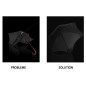 Parapluie tempête Blunt Métro Rose