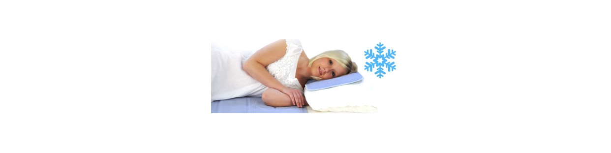 Sur-matelas & sur-oreiller frais avec gel ou électrique anti canicule